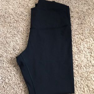Lululemon wonder under mid rise black leggings